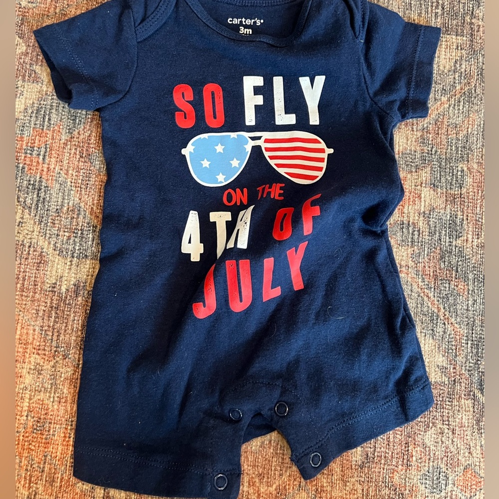 4th of July romper